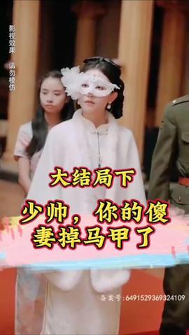 少帥，你的傻妻掉馬甲了(全集)
